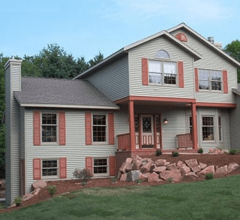 custom house built by home contractors in Wausau